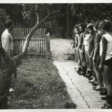 Soustředění basketbalového oddílu 1961